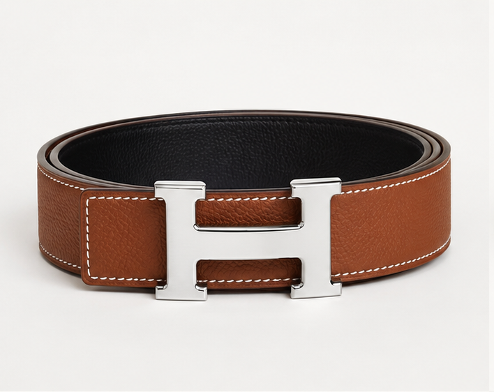 H-Belt Brown Leather